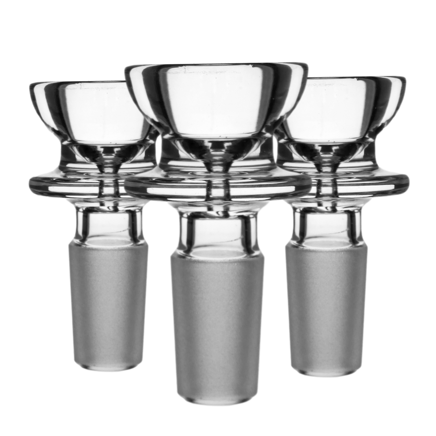 3PACK Teacup Funnel Maria Clear Glass Bowl Slide