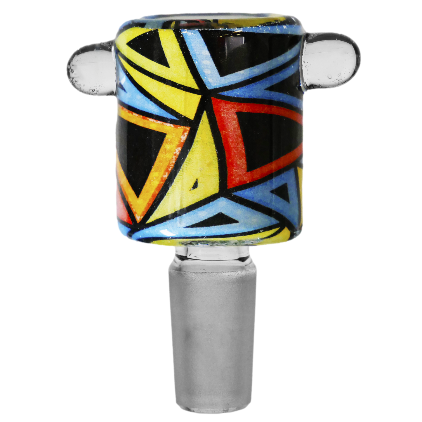 Disco Decal Glass Bowl Slide