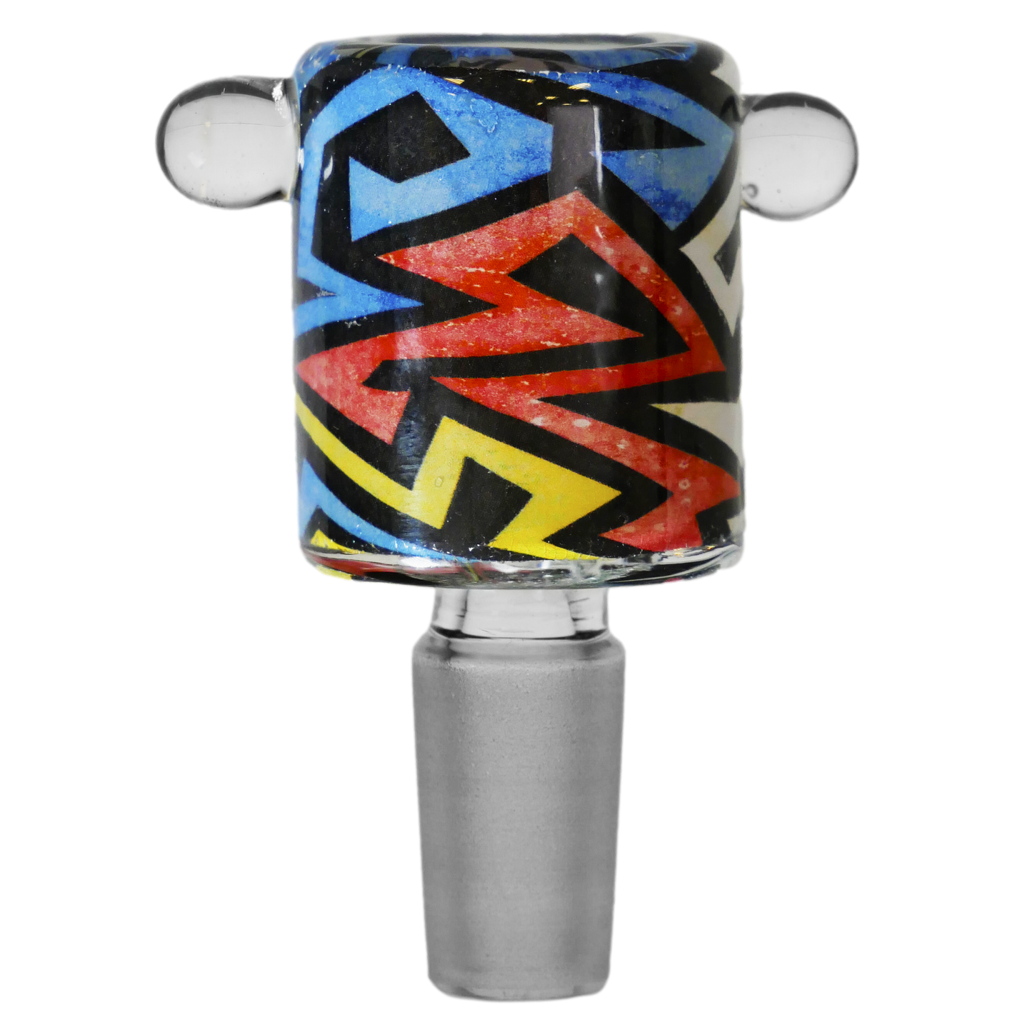 Disco Decal Glass Bowl Slide