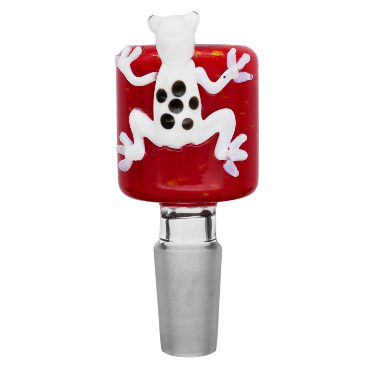 Frog Fritter Color Glass Bowl Slide