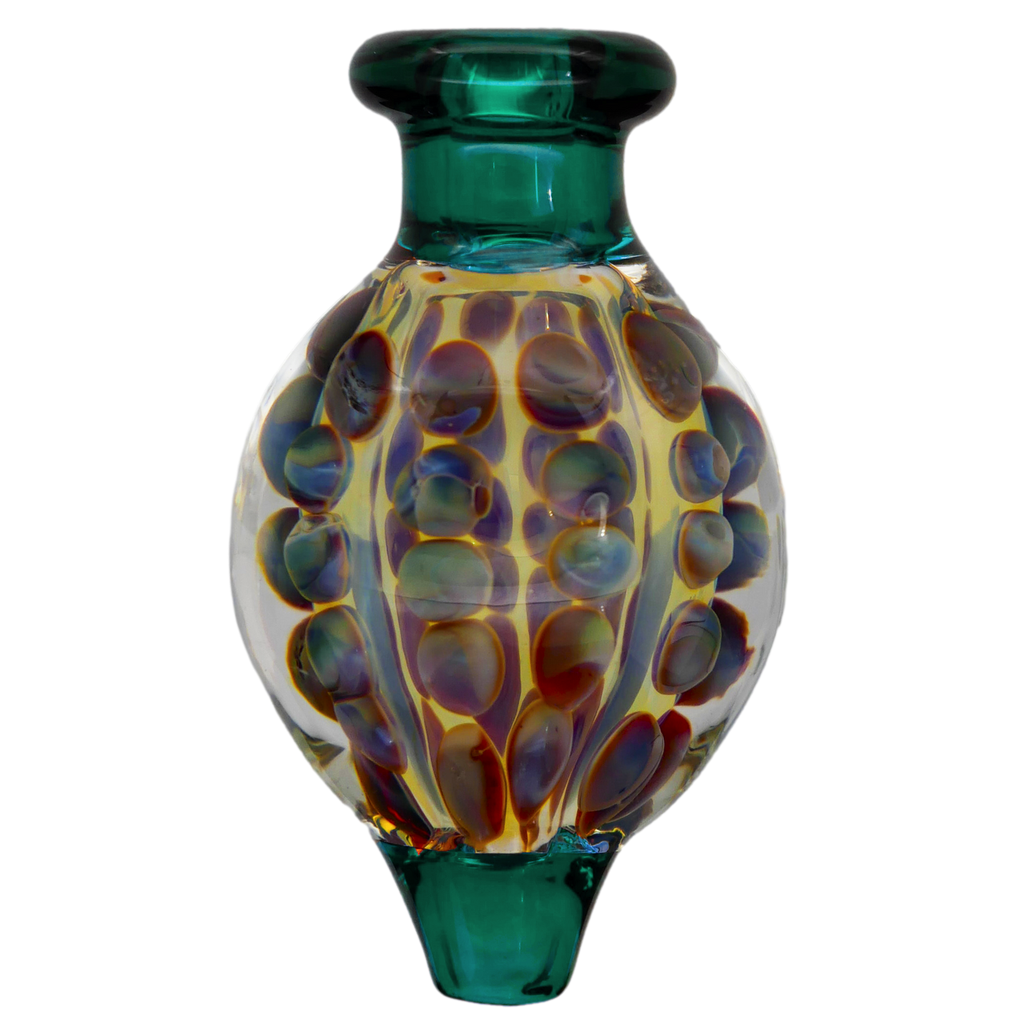 Silver Fumed 30mm Bubble Directional Carb Cap