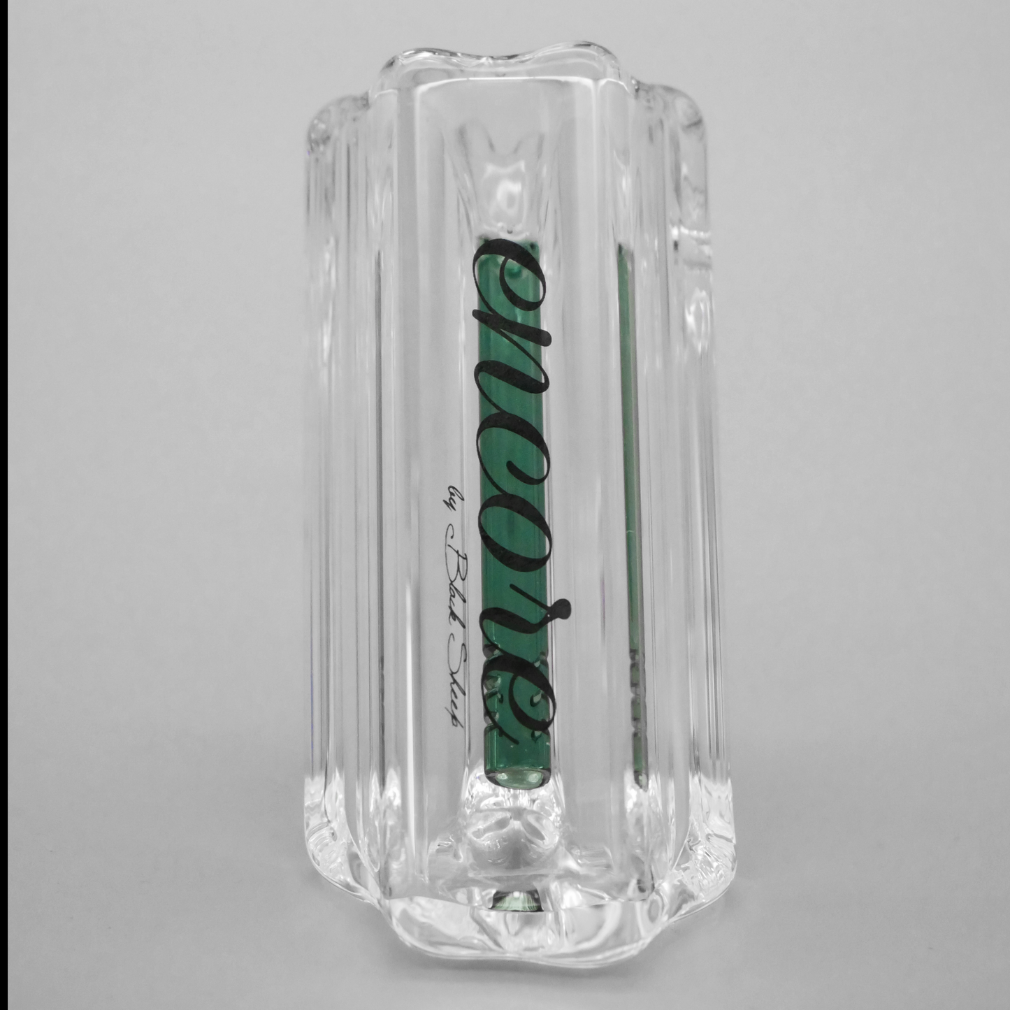 6" Encore Collection 38mm Scalloped Hammer Bubbler w/ Color Stem