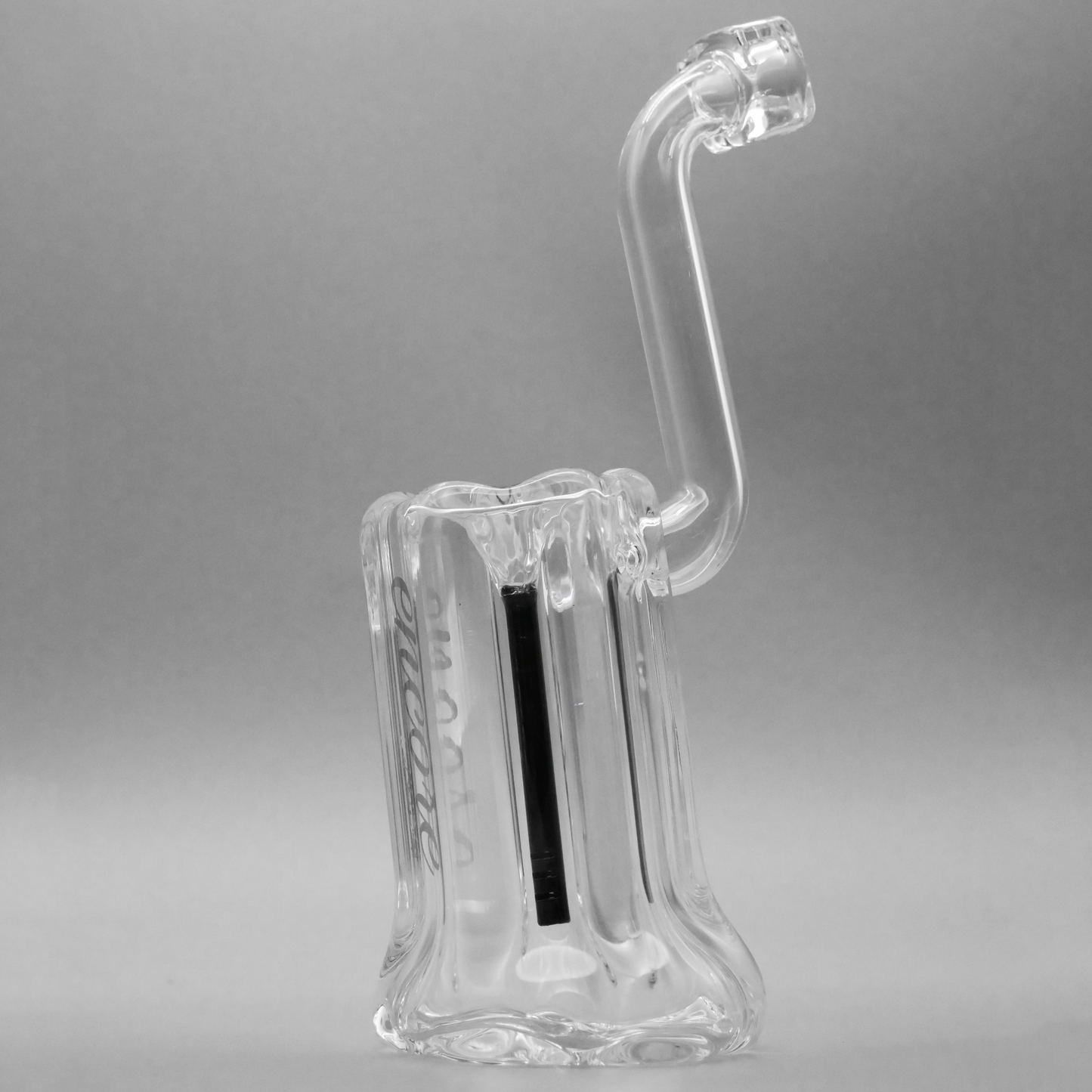 8" Encore Collection 50mm Scalloped Standing Bubbler w/ Color Stem