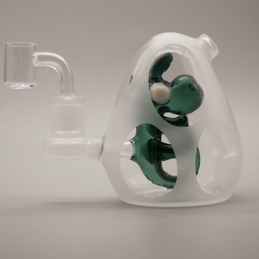 4" Yoshi Frosted Egg Dab Rig
