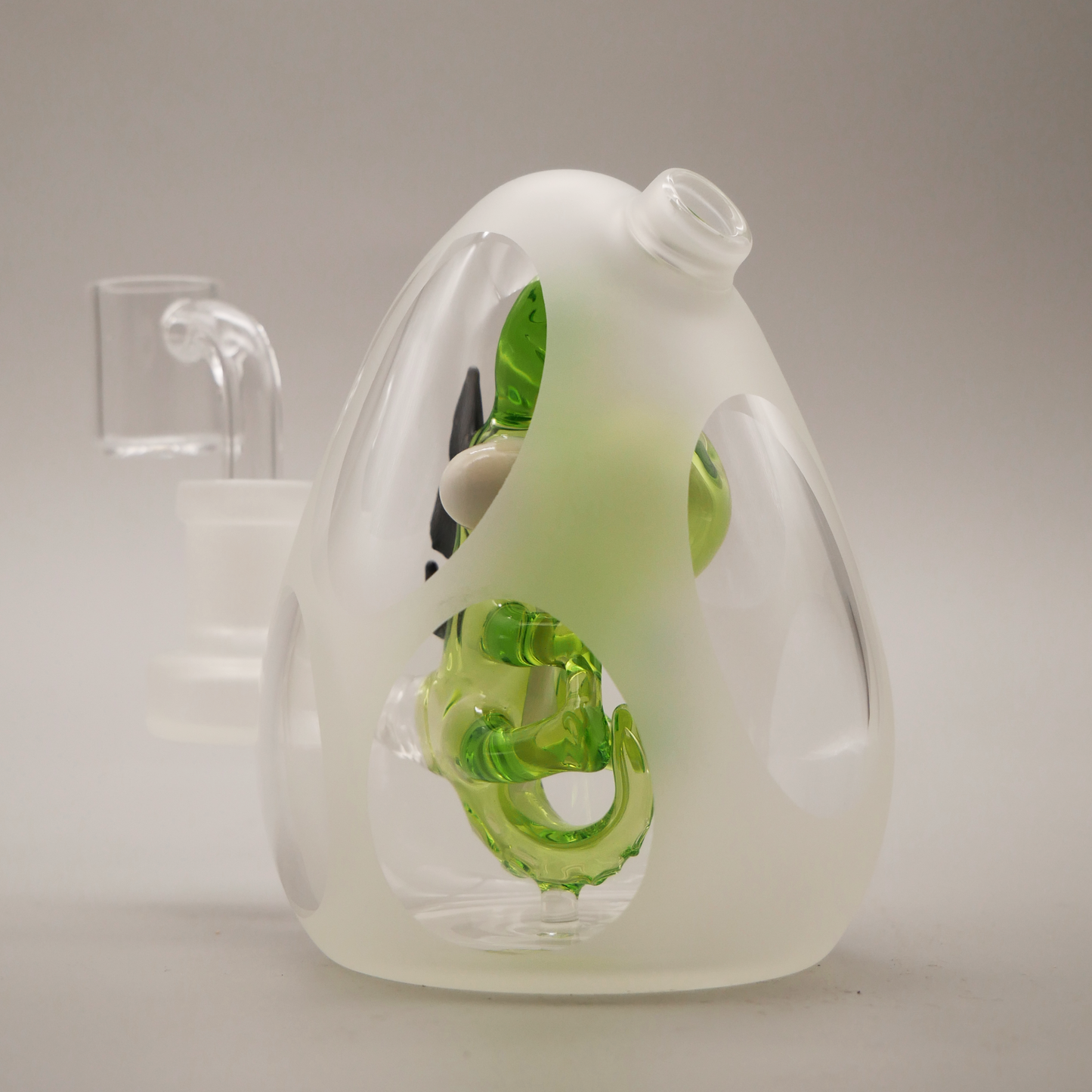 4" Yoshi Frosted Egg Dab Rig