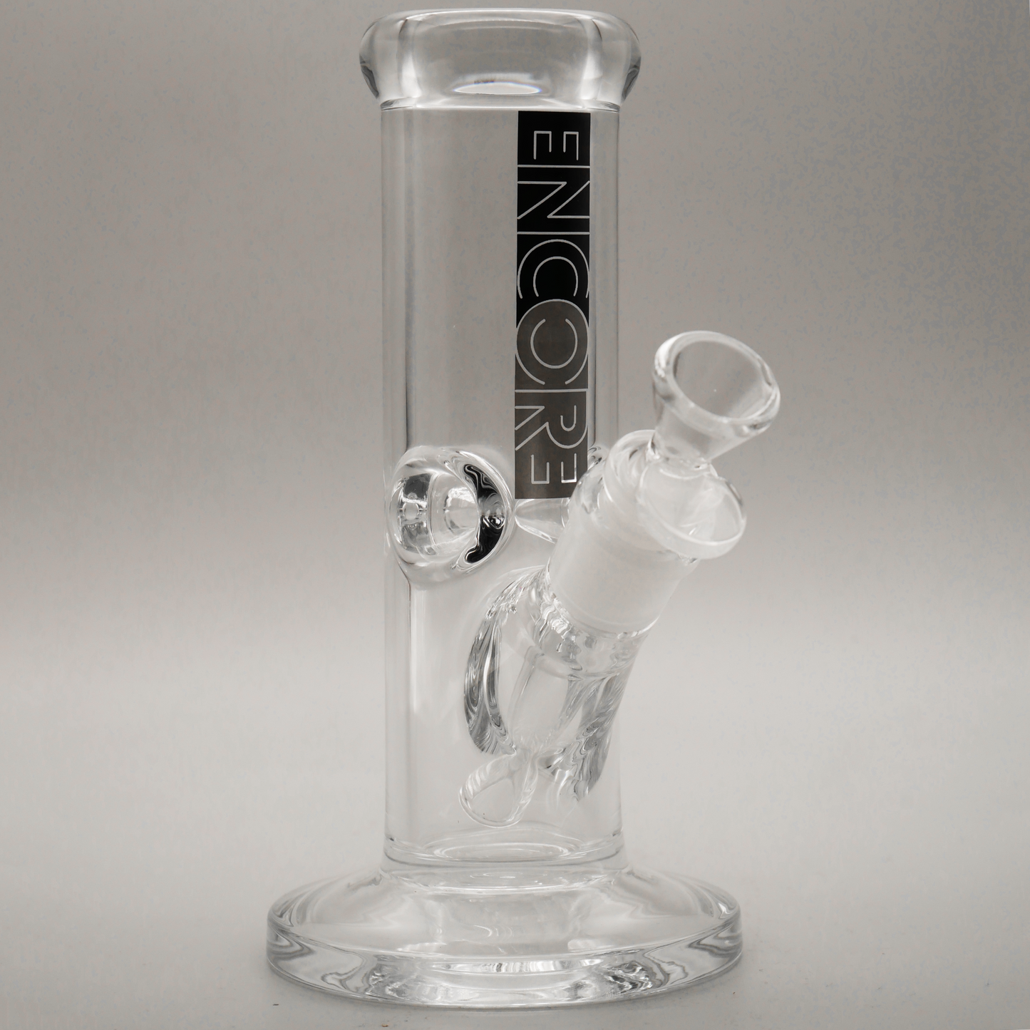 8" Encore Collection Heavy Mini Clear Stright Tube Bong