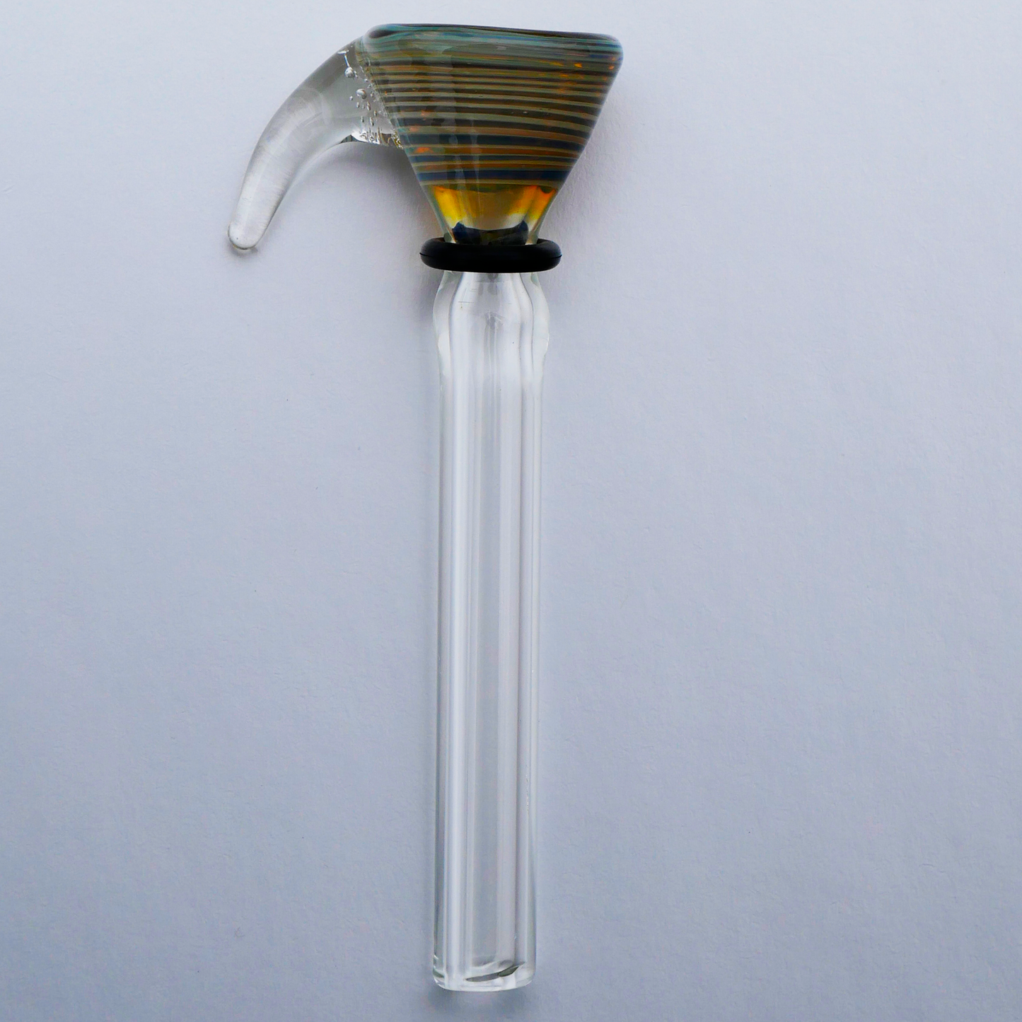 9.5mm Old School Spiral Funel Glass Bowl Slide