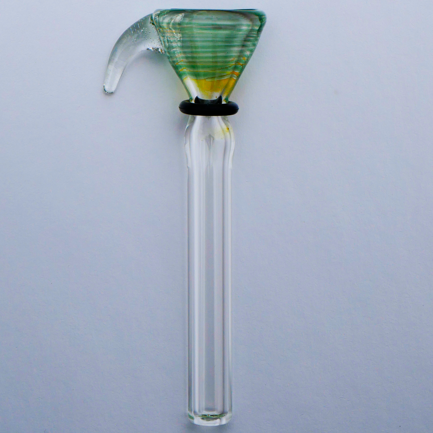 9.5mm Old School Spiral Funel Glass Bowl Slide