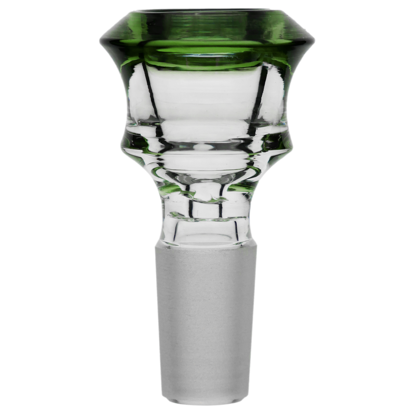Diamond Edge Cylinder Maria Assorted Color Glass Bowl Slide