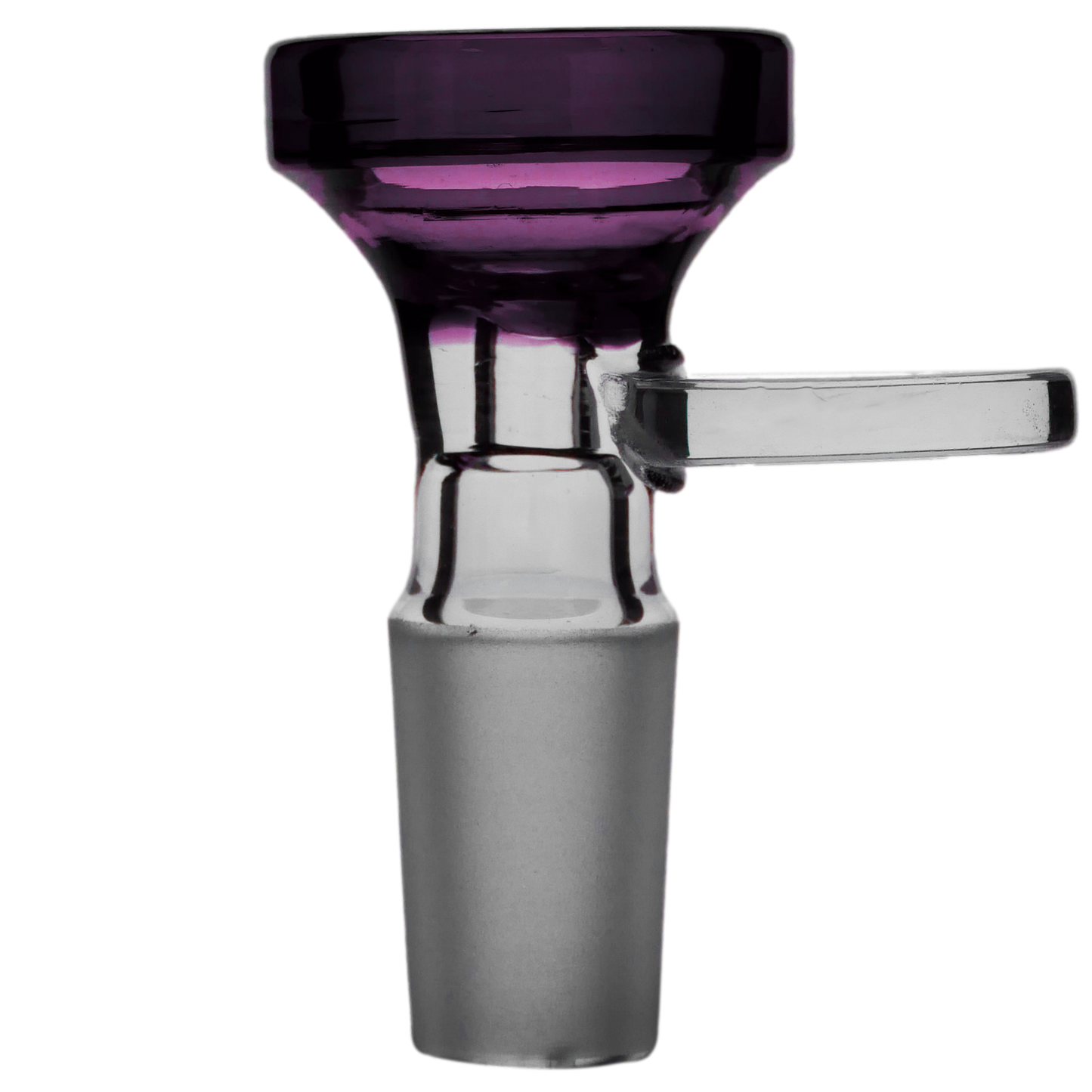 Cone Funnel Paddle Assorted Color Glass Bowl Slide
