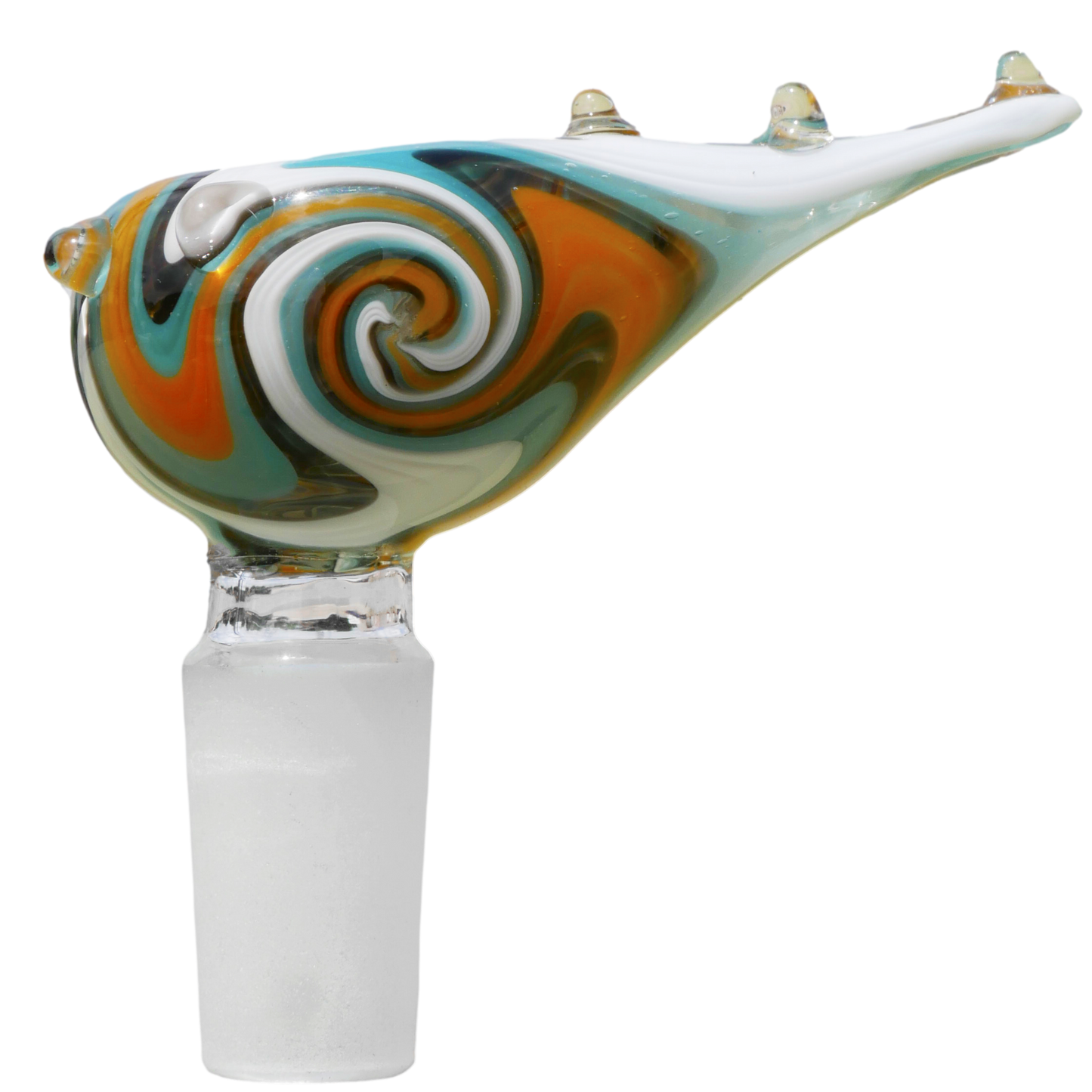 Seashell Reversal Glass Bowl Slide