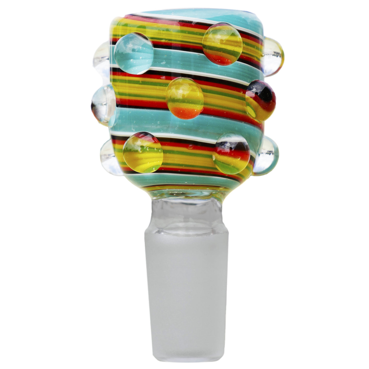 Spiral Warts Glass Bowl Slide