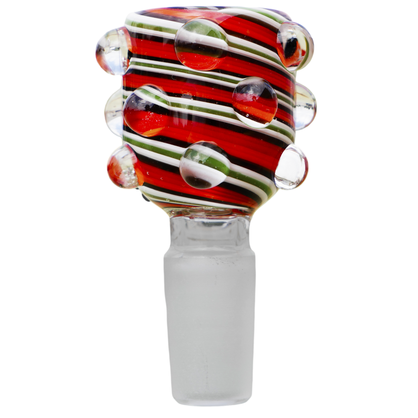 Spiral Warts Glass Bowl Slide