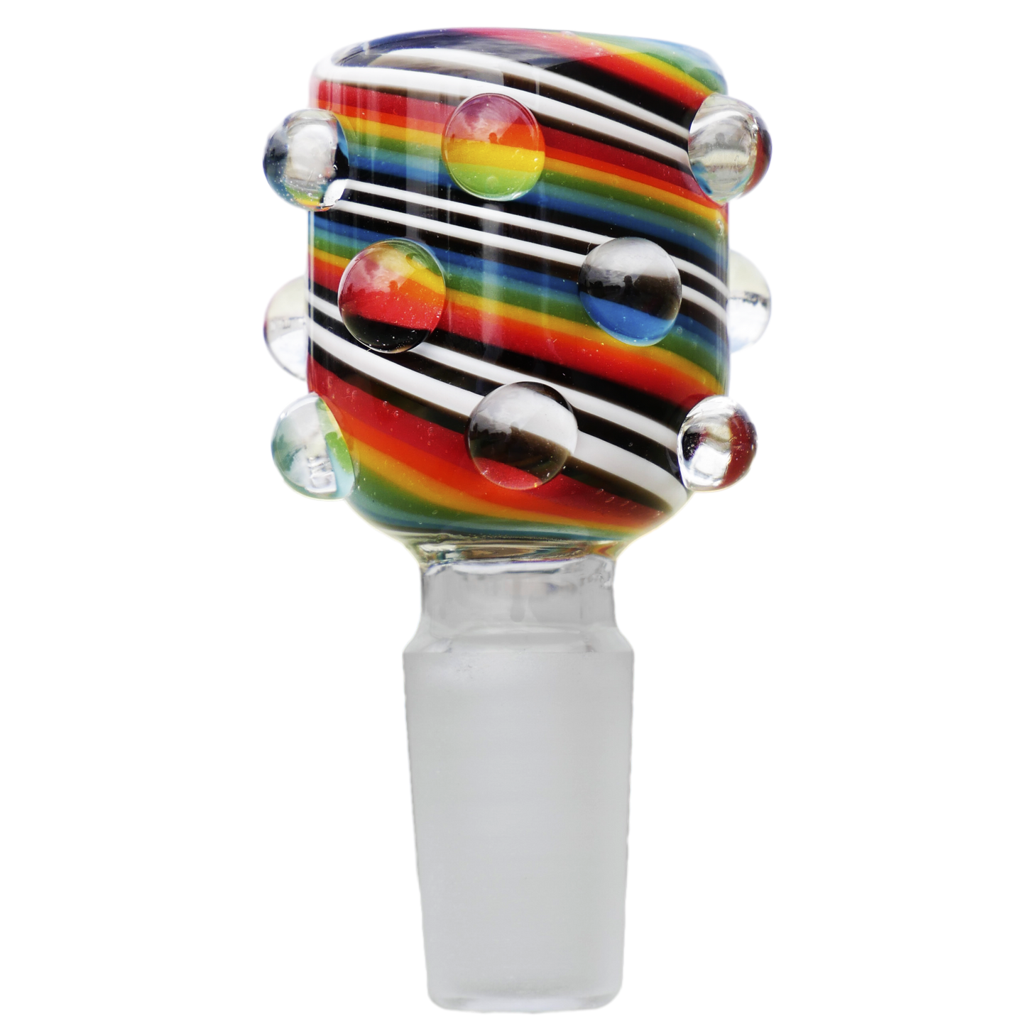 Spiral Warts Glass Bowl Slide