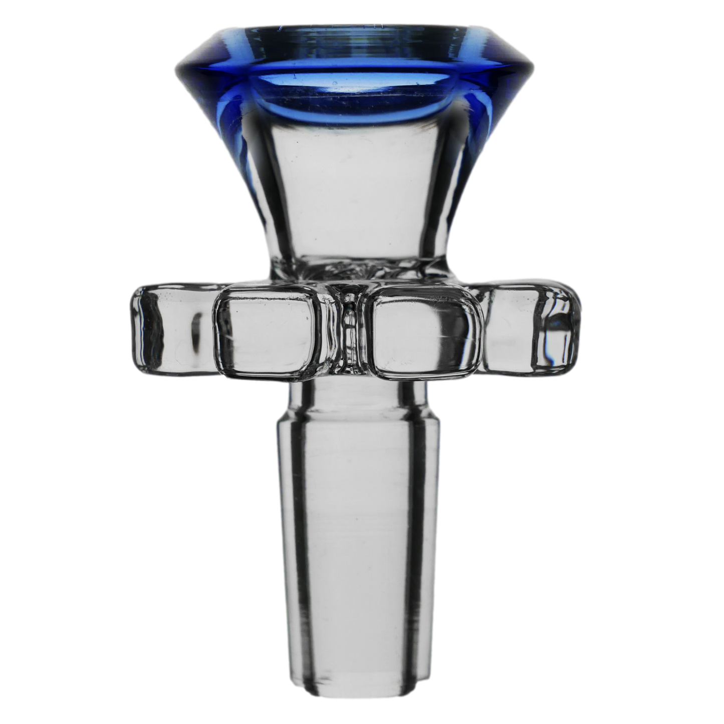 Diamond Funnel w/ Flower Maria Handle and Screen Glass Bowl Slide
