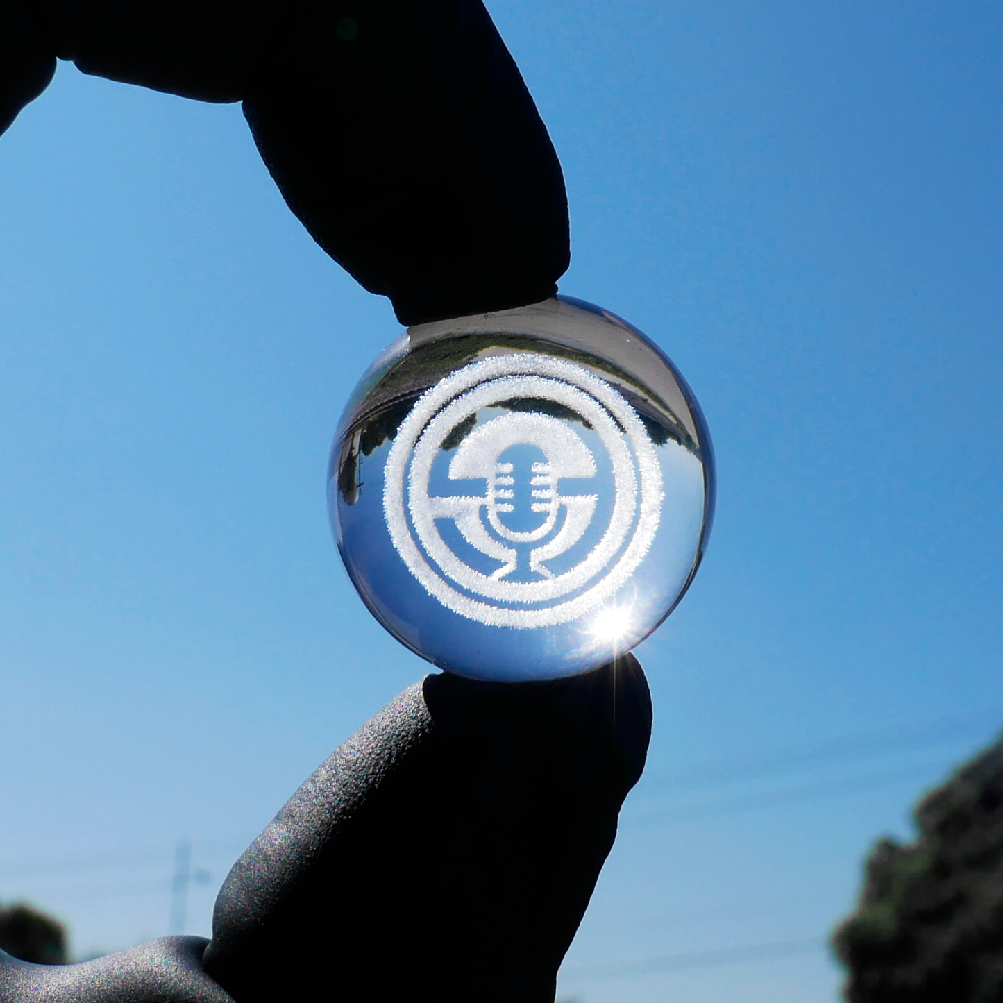 Encore 25mm Clear Glass Marble Ball Carb Cap