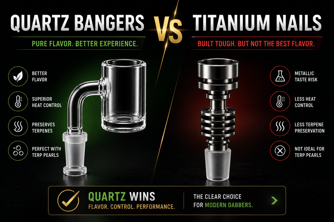 Why Quartz Bangers Are Better Than Titanium Nails