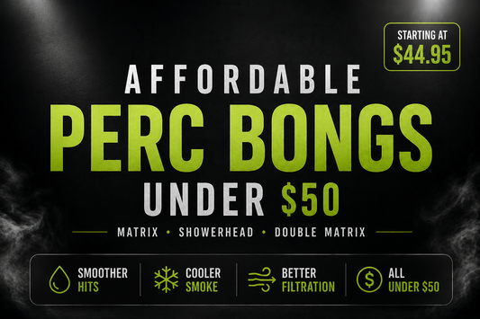 Affordable Percolator Bongs | 5 Budget-Friendly Perc Picks