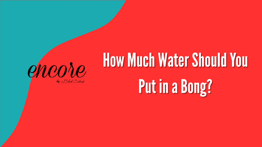 How Much Water Should You Put in a Bong?