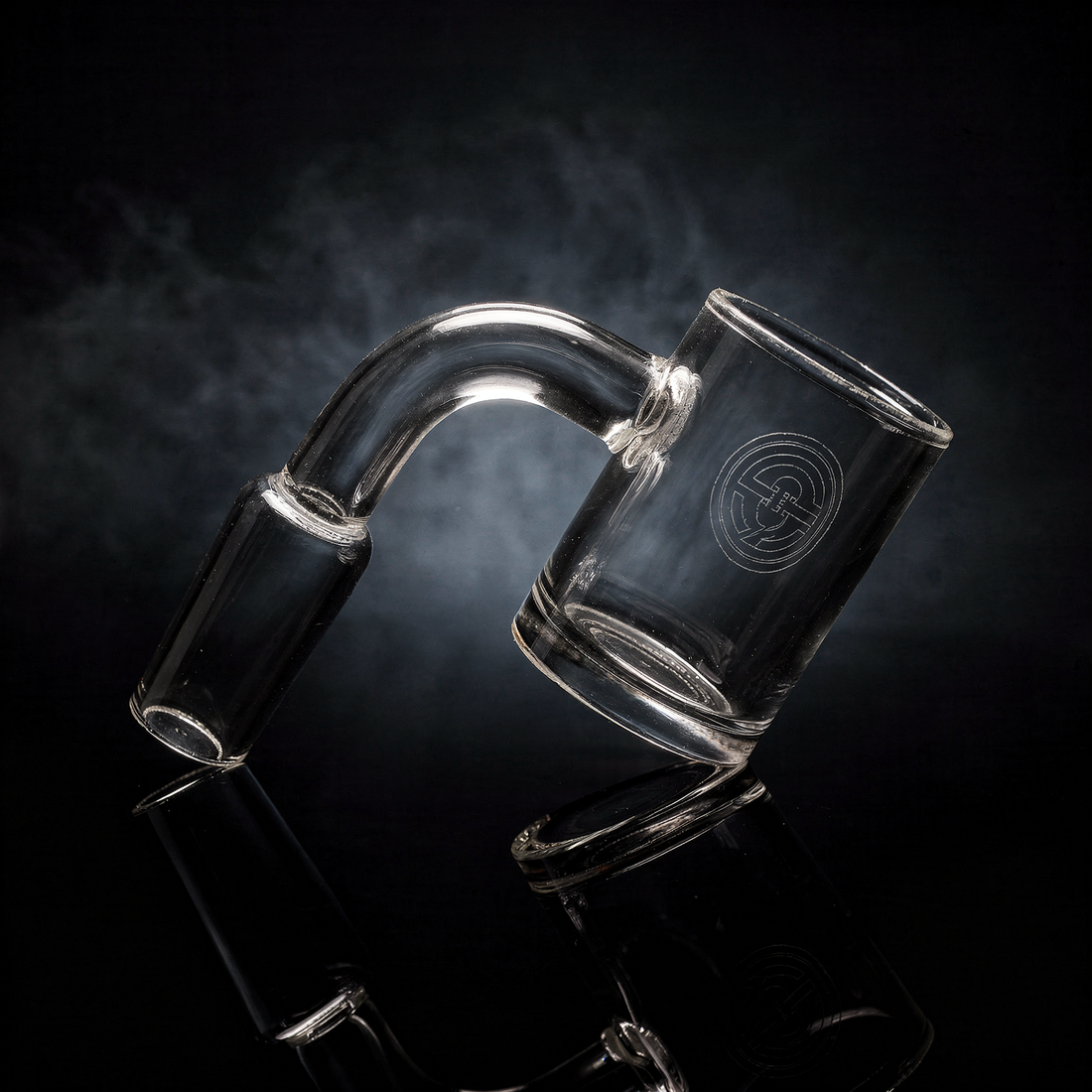 An Encore solid quartz gavel banger with a beveled top