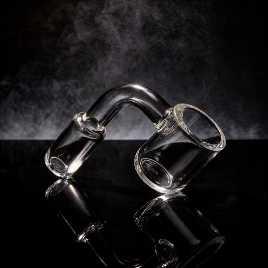 An Encore classic 4mm thick flat top quartz banger