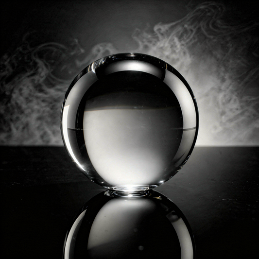 A clear 6mm quartz terp pearl