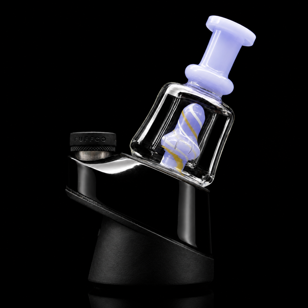 4.5" Spiral Dome Perc Glass Top | Compatible with Puffco Peak & Peak Pro