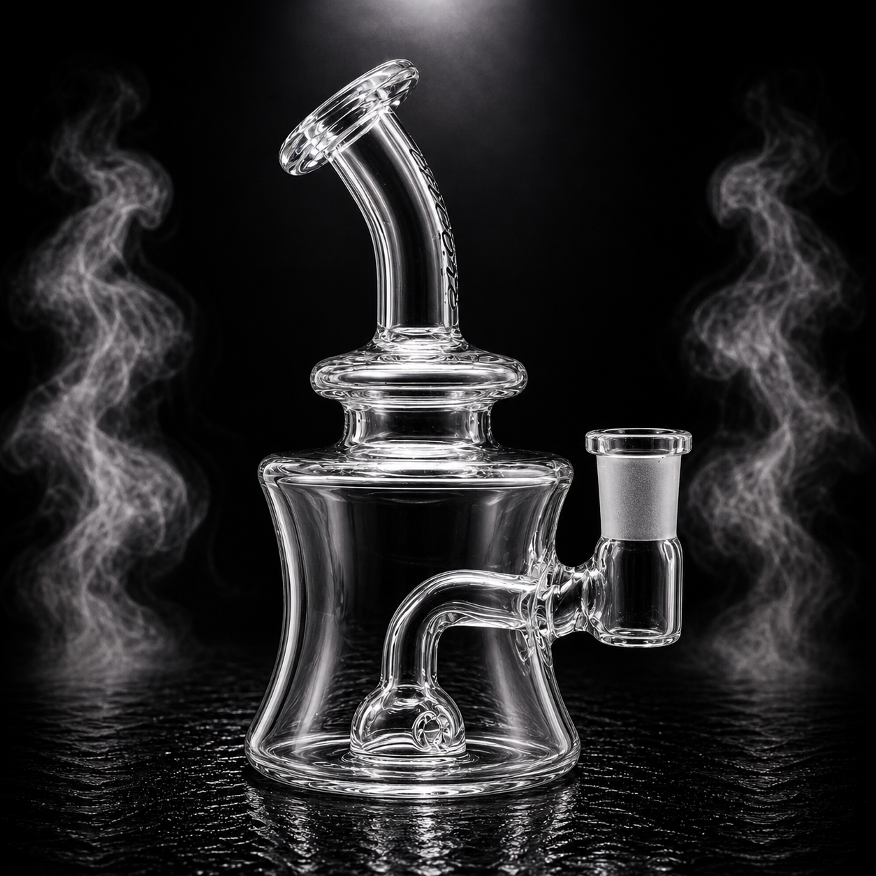 4" Encore Collection 10mm Micro Holey Perc Dab Rig