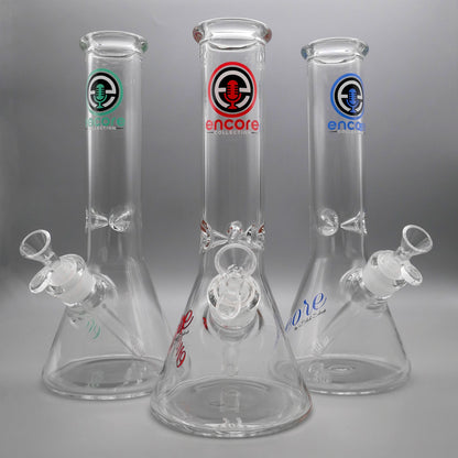 3 PACK 12" Encore Collection Beaker Bong w/ Heavy Duty Joint
