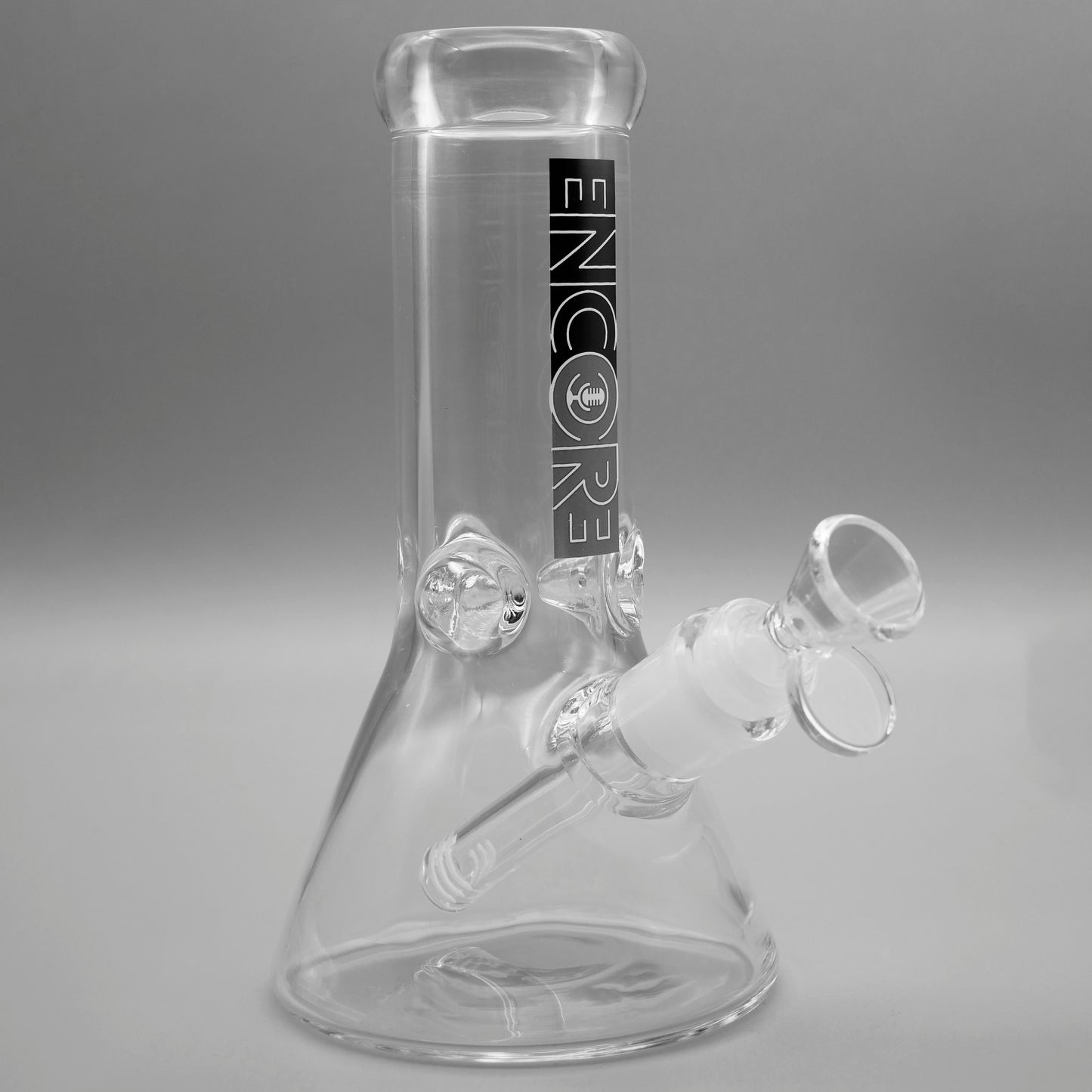 3 PACK 8" Encore Collection Heavy Mini Clear Beaker Bong