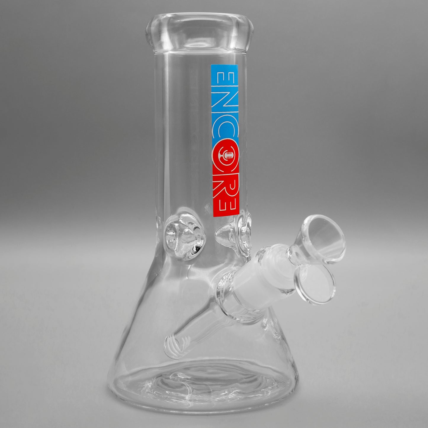 3 PACK 8" Encore Collection Heavy Mini Clear Beaker Bong