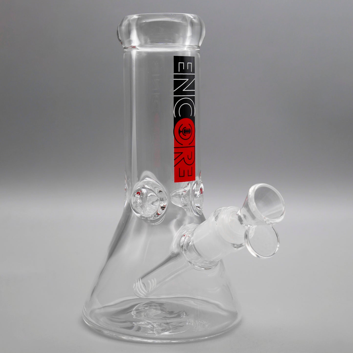 3 PACK 8" Encore Collection Heavy Mini Clear Beaker Bong
