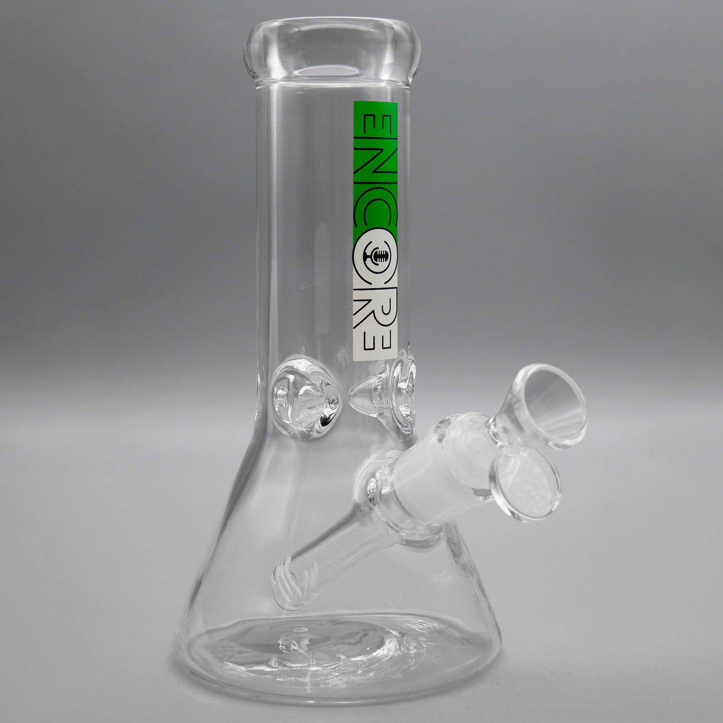 3 PACK 8" Encore Collection Heavy Mini Clear Beaker Bong