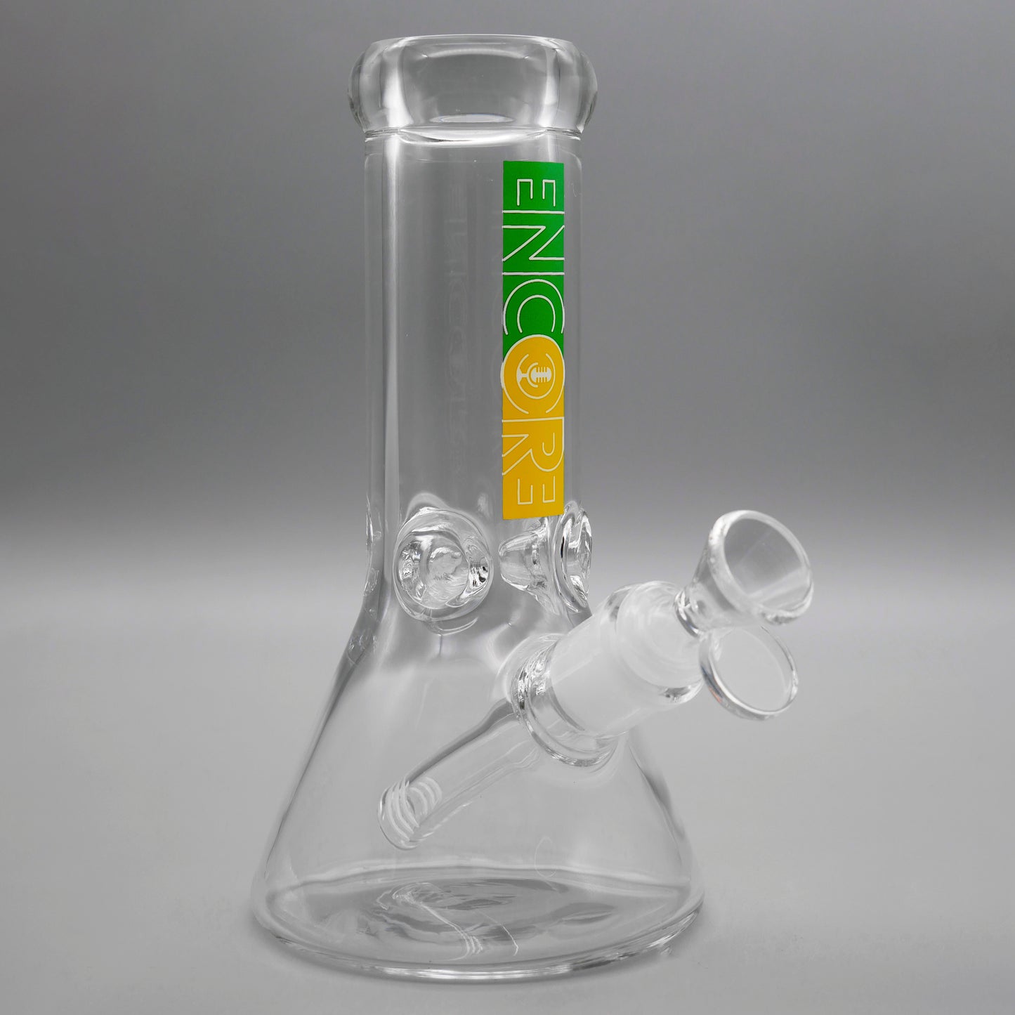 3 PACK 8" Encore Collection Heavy Mini Clear Beaker Bong