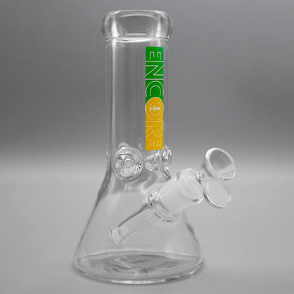 3 PACK 8" Encore Collection Heavy Mini Clear Beaker Bong