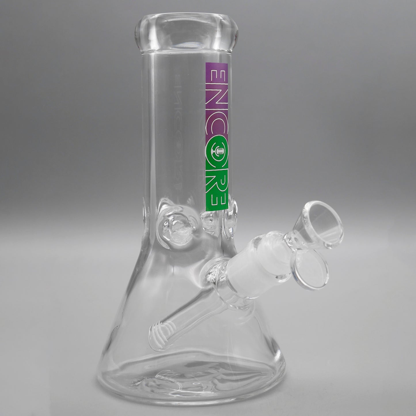 3 PACK 8" Encore Collection Heavy Mini Clear Beaker Bong