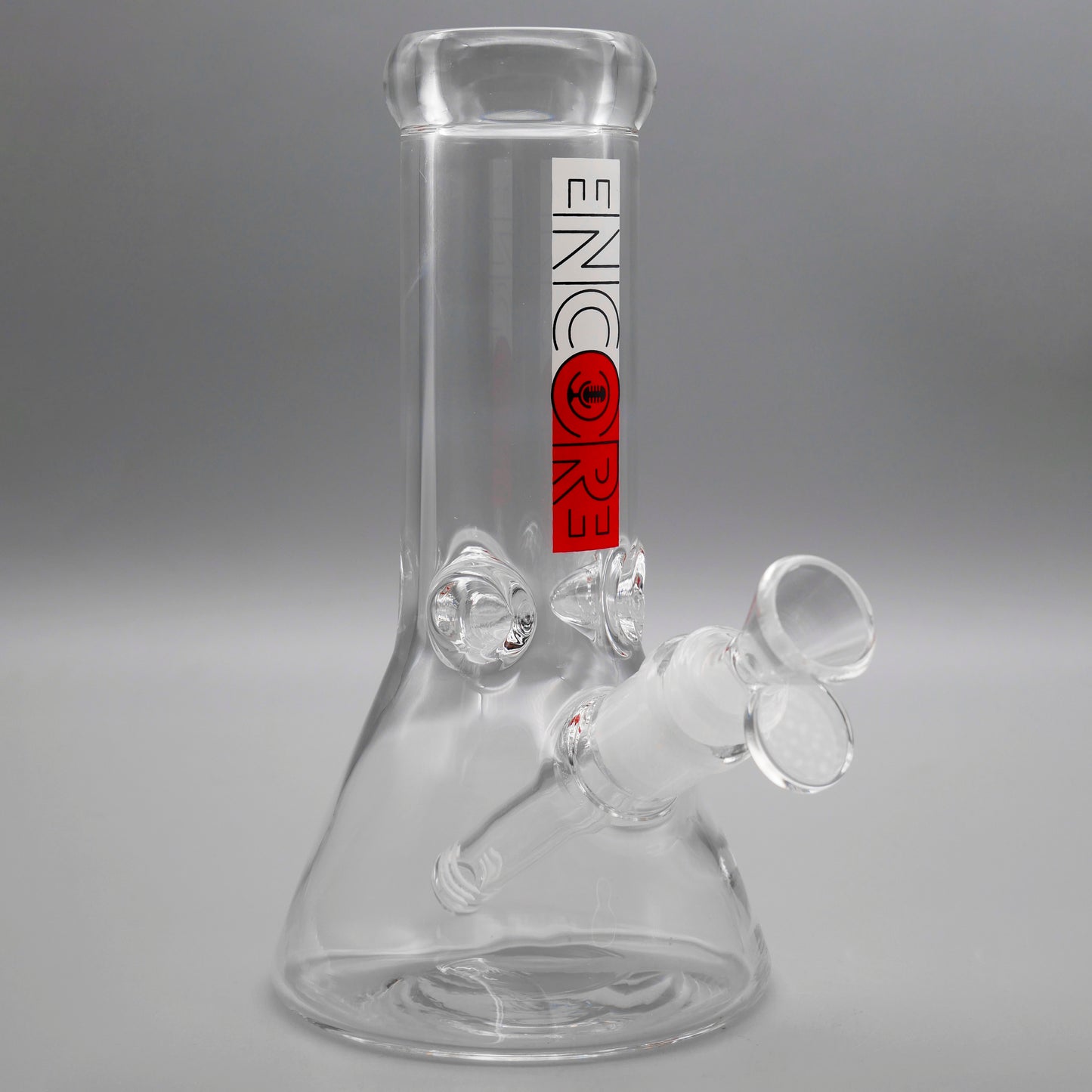 3 PACK 8" Encore Collection Heavy Mini Clear Beaker Bong
