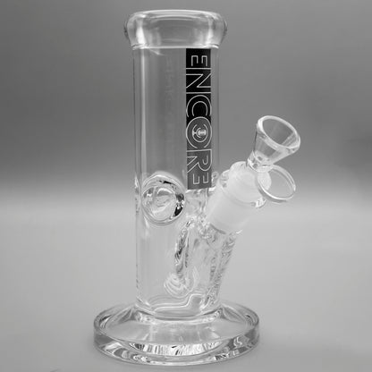 3PACK 8" Encore Collection Heavy Mini Clear Stright Tube Bong