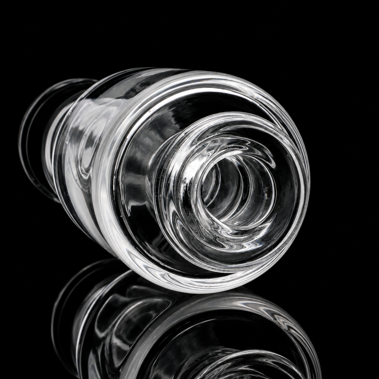 2.5" Dome Perc Glass Mouthpiece | Compatible with Puffco Pivot