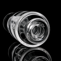 2.5" Dome Perc Glass Mouthpiece | Compatible with Puffco Pivot