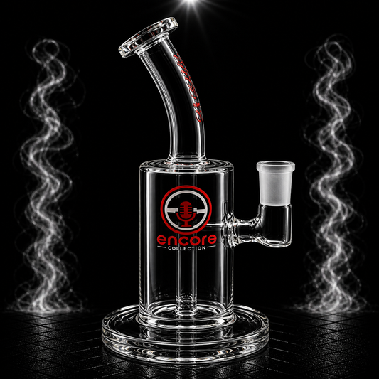 7" Encore Collection Fixed Stem in a Jar Dab Rig