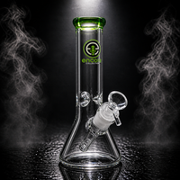 8" Mini Beaker Bong w/ Ice Pinches | Encore Collection