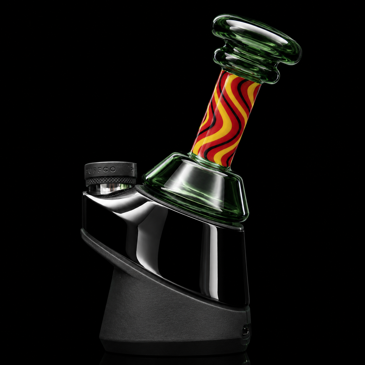 4" Spiral Dry Glass Top | Compatible with Puffco Peak & Peak Pro