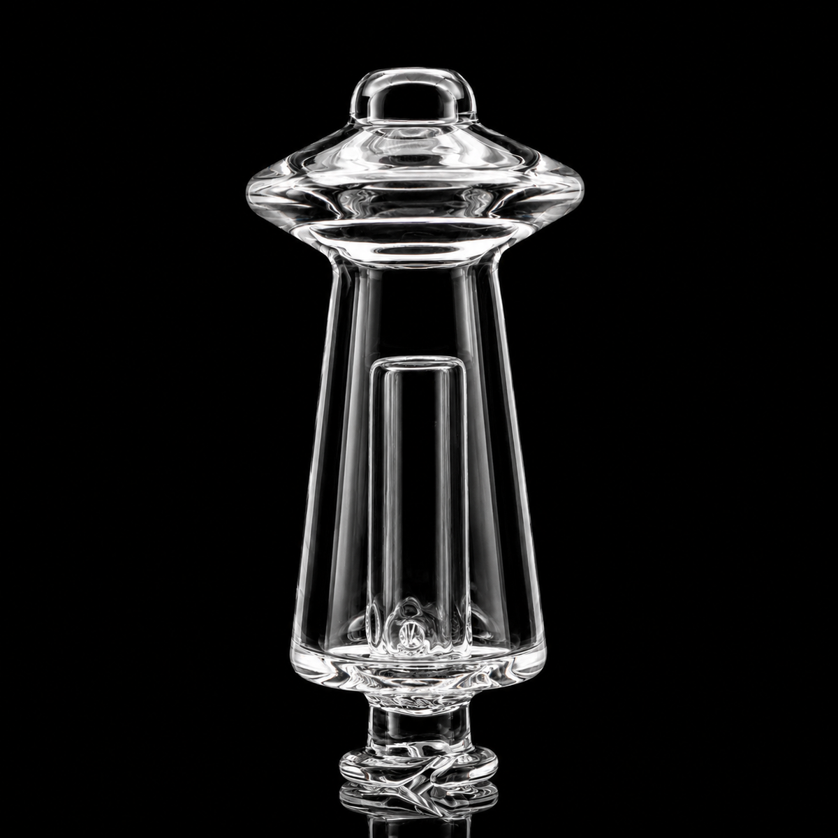 2.5" UFO Perc Glass Mouthpiece | Compatible with Puffco Pivot