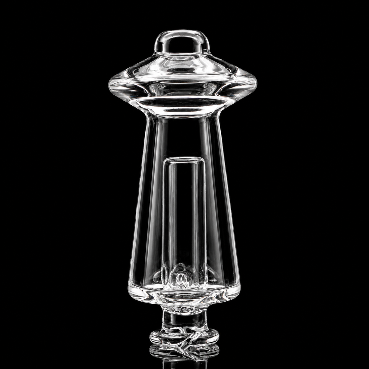 2.5" UFO Perc Glass Mouthpiece | Compatible with Puffco Pivot