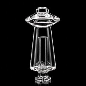 2.5" UFO Perc Glass Mouthpiece | Compatible with Puffco Pivot