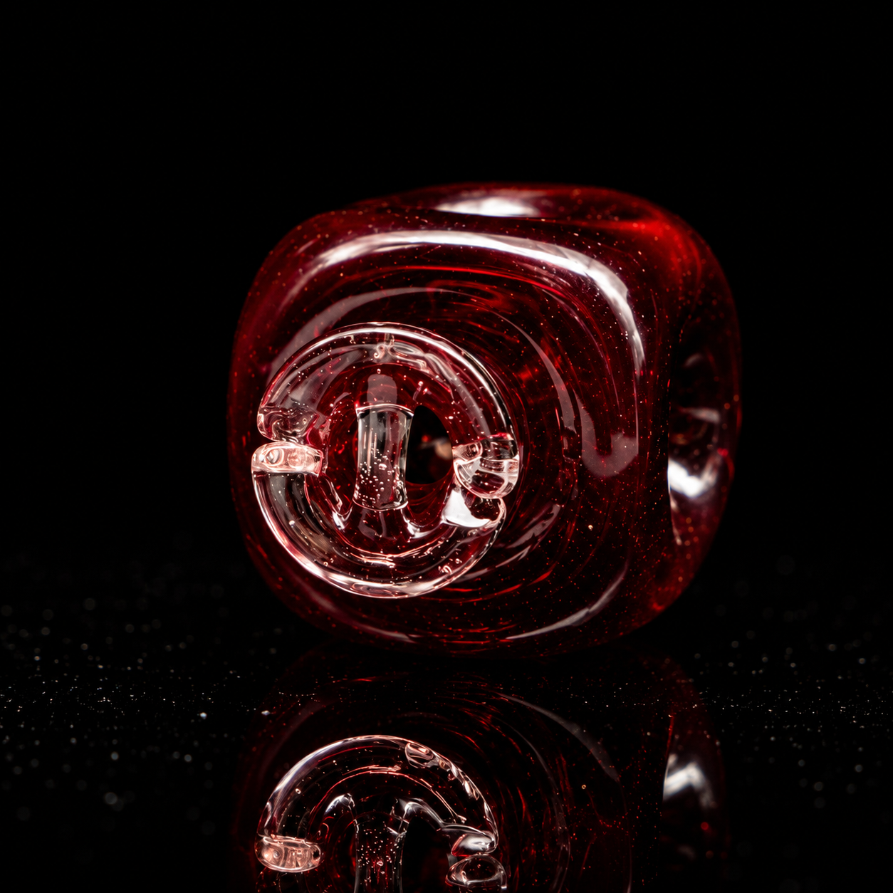2" Hollow Cube Glass Mouthpiece | Compatible with Puffco Pivot