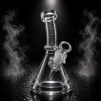 8" Encore Collection Diamond Pounder Bent Neck Beaker Bong