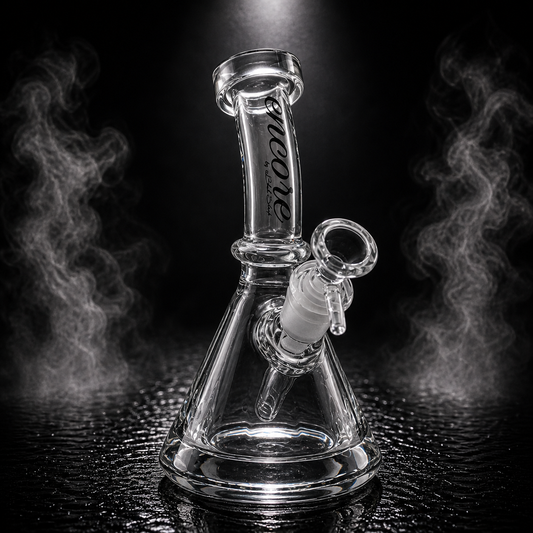 8" Encore Collection Diamond Pounder Bent Neck Beaker Bong