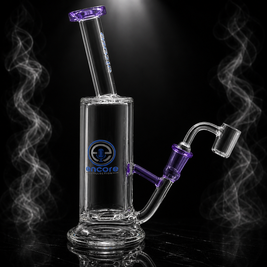 9" Encore Collection Turbine Slammer Bong w/ Color Accents